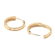 Brass Cubic Zirconia Hoop Earrings(EJEW-D078-21KCG)-2