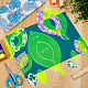 4Pcs 4 Style Acrylic Cardboard Town Template Sets(DIY-WH0888-804A)-2