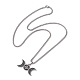 Triple Moon Goddess 304 Stainless Steel Pendant Necklaces(NJEW-K253-27P)-2
