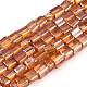 Transparent Electroplate Glass Bead Strands(GLAA-N047-08-C09)-1