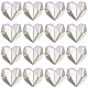 100Pcs UV Plating Opaque CCB Plastic Beads(MACR-PA0001-20)-6