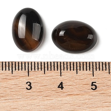 cabochons naturales ágata negro(G-B082-06)-3