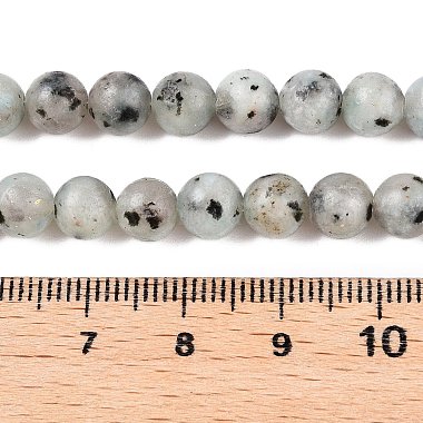 Natural Sesame Jasper/Kiwi Jasper Bead Strands(G-R345-6mm-36)-5