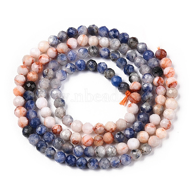 Natural & Synthetic Mixed Gemstone Beads Strands(G-D080-A01-02-25)-2