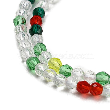 Transparent Gradient Color Glass Beads Strands(GLAA-E044-01A)-4