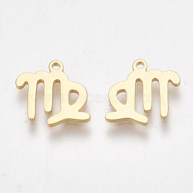 Golden Constellation Stainless Steel Charms