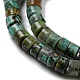 brins de perles turquoises africaines naturelles (jaspe)(G-C084-D03-01)-4
