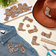 12Pcs Polyester Clothing Patches(PATC-FG0003-38)-4