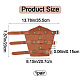 Adjustable PU Leather Cuff Wristband for Bikers(AJEW-WH0415-25A)-2