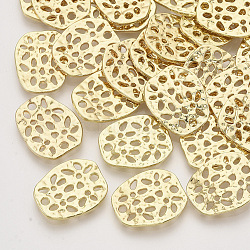 Alloy Filigree Joiners, Light Gold, 18x15x2mm(PALLOY-S121-232)