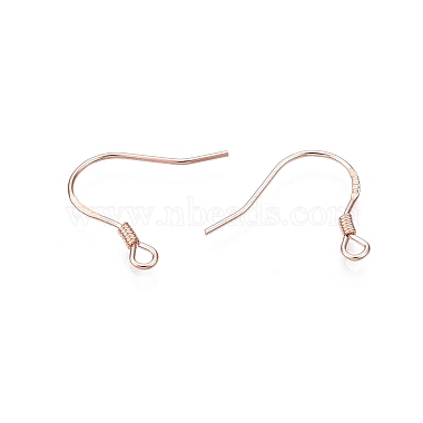 925 Sterling Silver Earring Hooks(STER-N016-32RG)-3