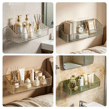 Rectangle Acrylic Wall Mounted Holders for Bathroom(AJEW-FZC0003-02A)-7