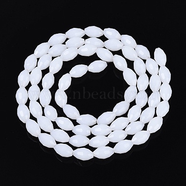 imitation jade perles de verre brins(GLAA-N071-01A-B01)-2