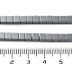 Grade AA Non-magnetic Synthetic Hematite Cube Beads Strands(G-F161-11C)-3