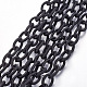 1Strand Black Tone Handmade Silk Cable Chains Loop(X-NFS037-01)-1