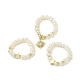 3Pcs 3 Style Natural Pearl & Synthetic Hematite Stretch Rings Set(RJEW-JR00544)-1