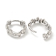 Brass Hoop Earrings(EJEW-L211-010F-P)-2