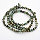 Natural African Turquoise(Jasper) Round Beads Strands(G-D665-4mm)-2
