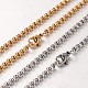 304 Stainless Steel Rolo Chain Necklaces(NJEW-L136-07)-1