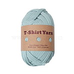 1 Skein Polyester Cloth Yarn, For Hand Knitting Thick Thread, Crochet Cloth Yarn, Medium Turquoise, 20mm, about 32.81 Yards(30m)/Skein(AJEW-SZ0002-67F)