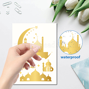 Ramadan Theme PVC Waterproof Wall Stickers(DIY-WH0345-034)-3