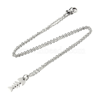 201 Stainless Steel Pendant Necklaces(NJEW-S105-JN513-40-1)-2