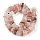 Natural Hematoid Quartz/Ferruginous Quartz Beads Strands(G-T141-25)-2