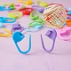 200Pcs 10 Colors Eco-Friendly ABS Plastic Knitting Crochet Locking Stitch Markers Holder(KY-SZ0001-28)-6