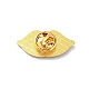 Golden Alloy Brooches(JEWB-K020-01A-G)-2