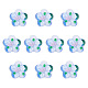 10Pcs Handmade Lampwork Beads(LAMP-TADJ0001-01F)-2
