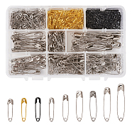 Iron Safety Pins, Mixed Color, 165x108x30mm, 500pcs/box(NEED-TA0001-01)