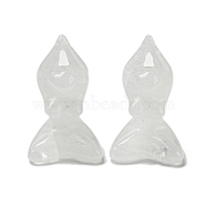 Natural Quartz Crystal Carved Healing Yoga Goddess Figurines, Reiki Energy Stone Display Decorations, 47.5~49.5x27~29x19~20.5mm(DJEW-D012-06F)