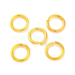 Brass Open Jump Rings, Cadmium Free & Lead Free, Golden, 8x1.2mm, Inner Diameter: 5.5mm, about 2000pcs/500g(KK-G514-01I-G)