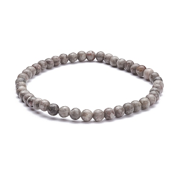 4.5mm Round Natural Maifanite/Maifan Stone Beads Stretch Bracelet, Reiki Bracelet for Men Women, Beads: 4.5mm, Inner Diameter: 2-1/8 inch(5.5cm)