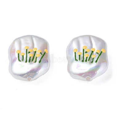Perles d'imitation perles en plastique ABS(KY-N015-169)-3