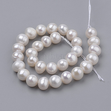 Natural Cultured Freshwater Pearl Beads Strands(PEAR-N013-06E)-2