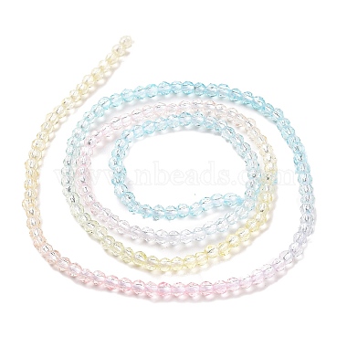 hebras de perlas de vidrio de color degradado transparente(GLAA-G101-2mm-01)-4