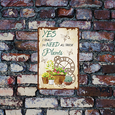 Rectangle Metal Iron Sign Poster(AJEW-WH0157-356)-5