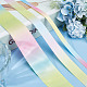 Gorgecraft 30 Yards 3 Styles Rainbow Gradient Polyester Ribbon(OCOR-GF0002-12)-4