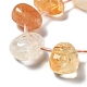 Natural Citrine Beads Strands(G-P528-E02-01)-3