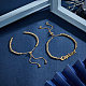 6Pcs Brass Chain Link Bracelet Making(TWIR-UN0001-63)-2