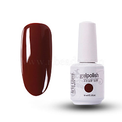 15ml Special Nail Gel, for Nail Art Stamping Print, Varnish Manicure Starter Kit, Coconut Brown, Bottle: 34x80mm(MRMJ-P006-A096)