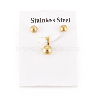 304のステンレス鋼の宝石セット(X-SJEW-G075-01G-01)-6