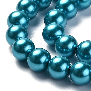 brins de perles rondes en verre teinté écologique(HY-A002-12mm-RB073N)-3