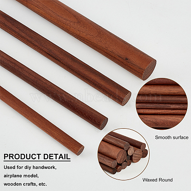 4 Style Waxed Round Wooden Sticks(WOOD-OC0002-82)-4