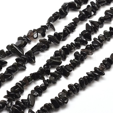 5mm Chip Obsidian Beads