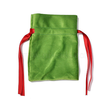 Christmas Theme Velvet Packing Pouches(ABAG-G013-01A)-3