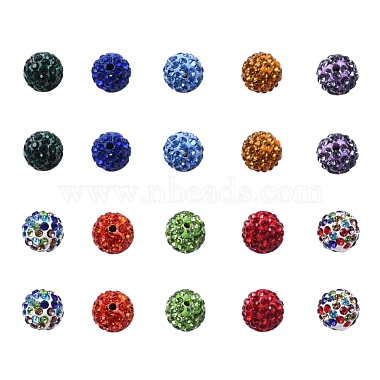20pcs pavé de perles de boule disco(RB-YW0001-01)-2