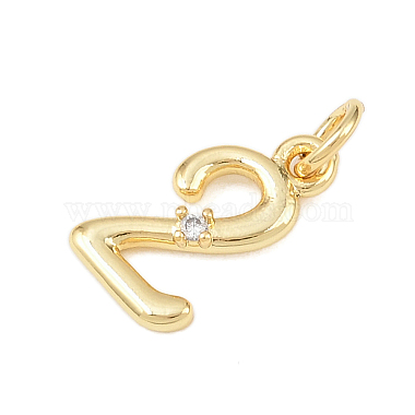 messing micro pave klar zirkonia charme(KK-P339-27G-02)-2
