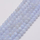 Natural Blue Chalcedony Beads Strands(G-G970-38-8mm-01)-1